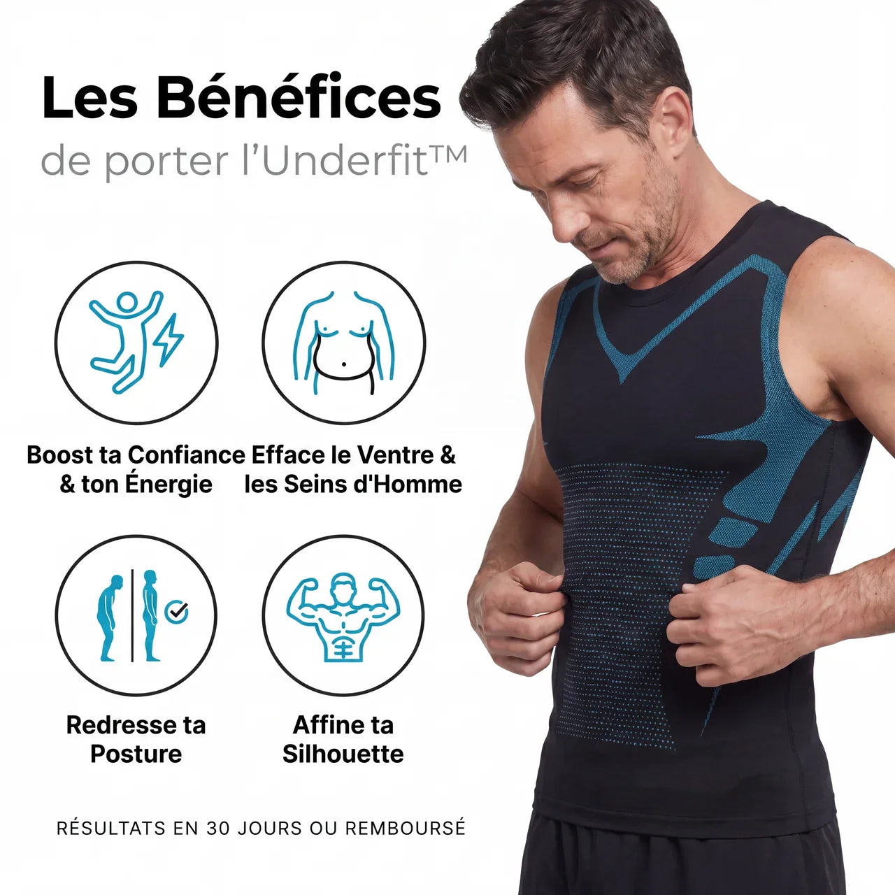 Underfit™ | Débardeur de Compression Gainant